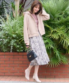 ANY SIS L 【洗える】スフレダンボール ブルゾン