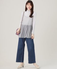 ANY SIS 【洗える】チュールレイヤード インナー