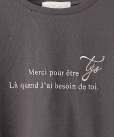 ANY SIS L ロゴ刺繍 Tシャツ