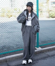 WEGO 【ユニセックス着用ITEM/MLサイズ展開】スウィッチングZIPパーカー