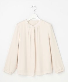 ANY SIS L 【裏起毛】エニポカ バンドカラー ブラウス