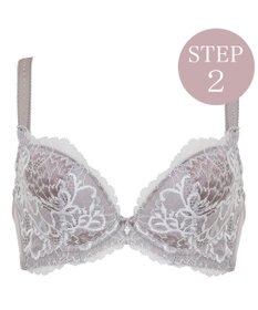 BRADELIS New York 【BRADELIS New York/ 育乳補整ブラ・STEP2 寄せる】ナオミステップ2ブラ25A1 補正下着 ブラジャー 谷間メイク