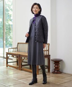 J.PRESS LADIES L 【洗える】LANATEC シャークスキン&ヘリンボーン ジャンパースカート