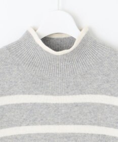 自由区 L 【WEB限定カラーあり・洗える】ウールカシミヤブレンドハイネック ニット