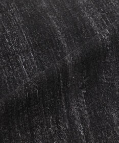 WEGO シルバープリントバギーフレアデニム