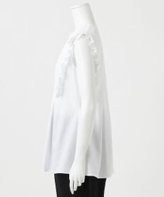 23区 L 【R(アール)】THOMAS MASON フリル ノースリーブブラウス