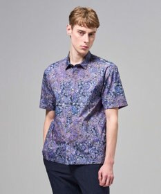 JOSEPH HOMME 【新柄】エスニカルプリント　半袖レギュラーカラーシャツ