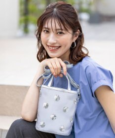 ANY SIS 【2WAY】ドットシアー ショルダーバッグ