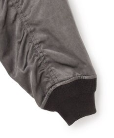 J.PRESS MEN 【J.PRESS ORIGINALS】Bleach Viscose Cotton Satin Flight Jacket / Japan Made