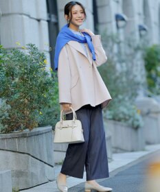 ANY SIS 褒めらレディストレッチ ワイドパンツ