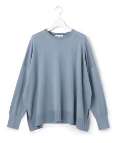 23区 【12色展開/新色追加】ウーステッドウール ビッグシルエット ニット