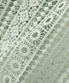 AMERICAN HOLIC 【先行予約】幾何学レースフードシャツ