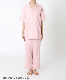 ワコール／睡眠科学 パジャマ 5分袖 半袖 9分丈 綿100%(天綿)(本体) レディース YDT144 睡眠科学／ワコール