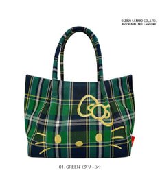 ROOTOTE 8463【サンリオ】IP.デリ.チェック.ハローキティ-A