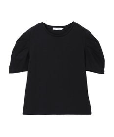 AMERICAN HOLIC 接触冷感タックスリーブ５分袖カットプルオーバー