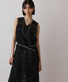 GRACE CONTINENTAL ケミカルレースストレートトップ