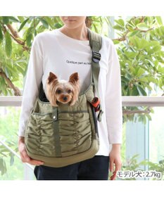 PET PARADISE ペットパラダイス  スリング キャリーバッグ 《キルトギャザー》 超小型犬 約1.5～4kg