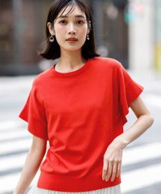 ANY SIS 【アイスタッチ】フレンチスリーブ ニット