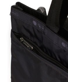 LeSportsac RUFFLE LG EMERALD TOTE/ブラックレースラッフル