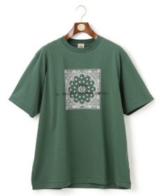 J.PRESS MEN 【KING SIZE】ペイズリーバンダナプリントTシャツ