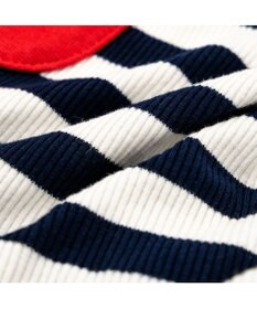 PET PARADISE  リサとガスパール ボーダー ロンパース 小型犬