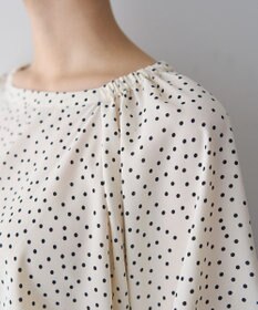 YECCA VECCA ホイップスリーブブラウス