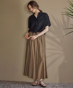 23区 【SLOW/一部店舗限定】ブライトヴィンテージクロス スカート