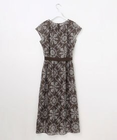 自由区 ロータスタイルプリント ワンピース