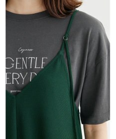 Green Parks BEST PRICE 前後２ｗａｙカットリブキャミワンピース