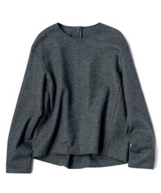 23区 【CLASSY.1月号掲載】ウール圧縮スムース クルーネック トップス