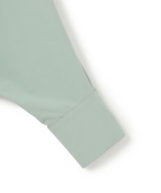 ICB 【洗える】ヴィンテージスパンブロード  バンドカラー長袖ブラウス