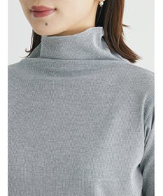 Green Parks ラメリブタートルカットソー