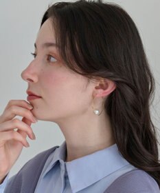 Phoebe 〈金属アレルギー対応〉ビッグサークルパールピアス/ニッケルフリー/大ぶり/存在感◎/主役級