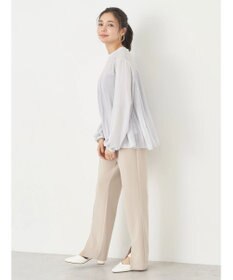 earth music&ecology レースプリーツブラウス