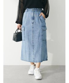 Green Parks ・ＥＬＥＮＣＡＲＥ　ＤＵＥ　カーゴデニムスカート