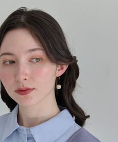 Phoebe 〈金属アレルギー対応〉ビッグサークルパールピアス/ニッケルフリー/大ぶり/存在感◎/主役級