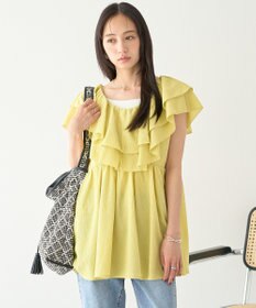 earth music&ecology ラッフルフリルワンピース