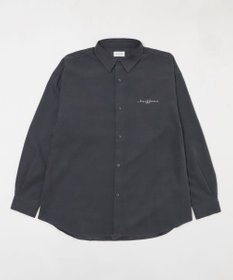 WEGO 【ユニセックス着用ITEM】フィブリルワンポイントBIGシャツ（長袖）