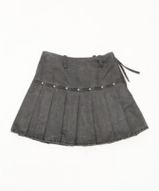 WEGO スタッズデザインプリーツスカパン