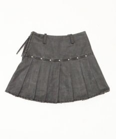 WEGO スタッズデザインプリーツスカパン