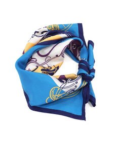 Marca 【Marcaオリジナル】色面シルエット馬車 小判スカーフ シルクツイル