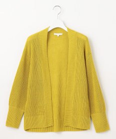 自由区 【WEB限定カラーあり・洗える】リネンミドルゲージニット カーディガン