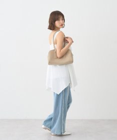 earth music&ecology リボンイレヘムチュニック