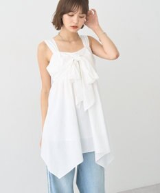 earth music&ecology リボンイレヘムチュニック