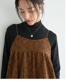 YECCA VECCA 【2点SET】バルーンキャミ付きニットワンピース