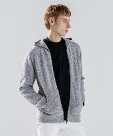 JOSEPH HOMME 【新素材】ジェントルフィットボア　ジップアップフーディー