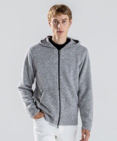 JOSEPH HOMME 【新素材】ジェントルフィットボア　ジップアップフーディー