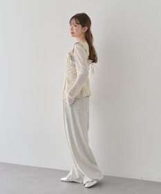 earth music&ecology フラワーペプラムビスチェ