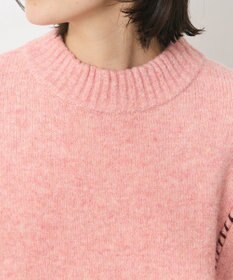 CRAFT STANDARD BOUTIQUE 洗える/ハンドステッチデザインニットプルオーバー