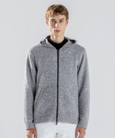 JOSEPH HOMME 【新素材】ジェントルフィットボア　ジップアップフーディー